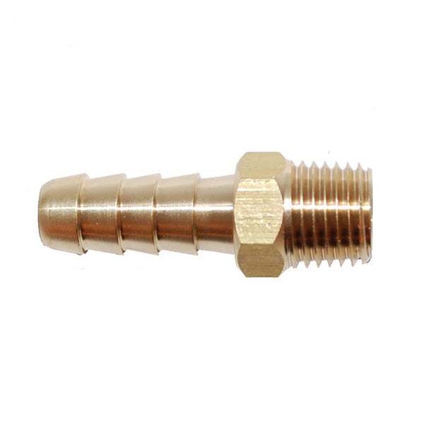 Attwood Universal Brass Fuel Hose Fitting - 1/4’’ NPT x 5/16’’ Barb [88FBM101-6] - Fuel Systems