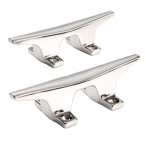 Attwood ZAMAK Chrome Plated Zinc Cleats - Pair - 4-1/2’’ [6244-6] - Cleats