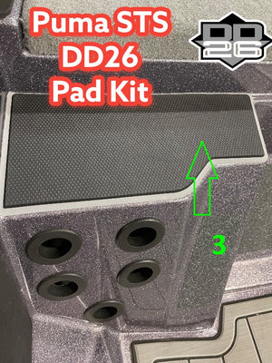 Bass Cat Puma STS and Lynx STS Step Pad Kit 7pc - Boating & Water Sports