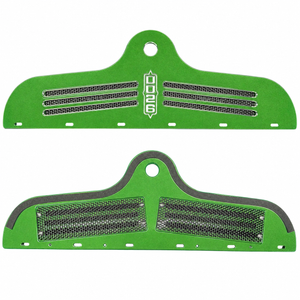 Billet Aluminum Drain/Net Cover the fits Phoenix Boats - Green - Boat Accessory