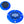 Billet Aluminum Drain Plate with Screen 4’’ Round for Boats - Bass Cat Blue - Boat Accessory