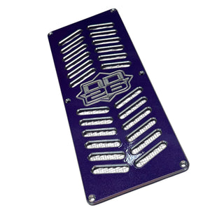 Billet Drain for the Bass Cat STS Family - Purple - Boat Accessory