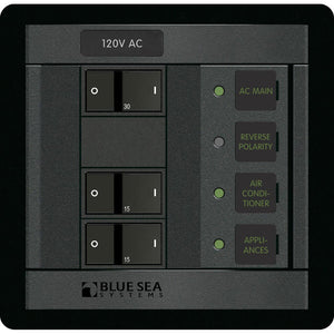 Blue Sea 1214 120V AC Main + 2 Positions [1214] - Electrical Panels