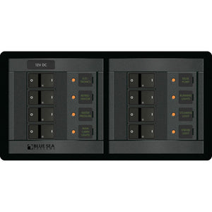 Blue Sea 1225 12V DC 8 Position - Horizontal [1225] - Electrical Panels