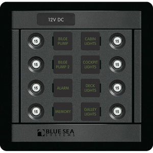 Blue Sea 1450 DC 8 Position CLB Square [1450] - Electrical Panels