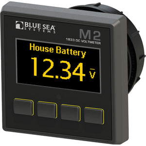 Blue Sea 1833 M2 DC Voltmeter [1833] - Meters & Monitoring