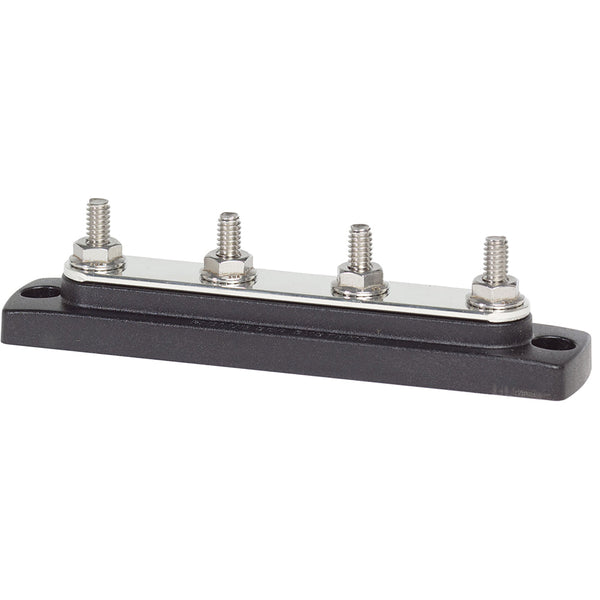 Blue Sea 2303 150AMP Common BusBar 4 x 1/4’’ Stud Terminal [2303] - Busbars Connectors & Insulators