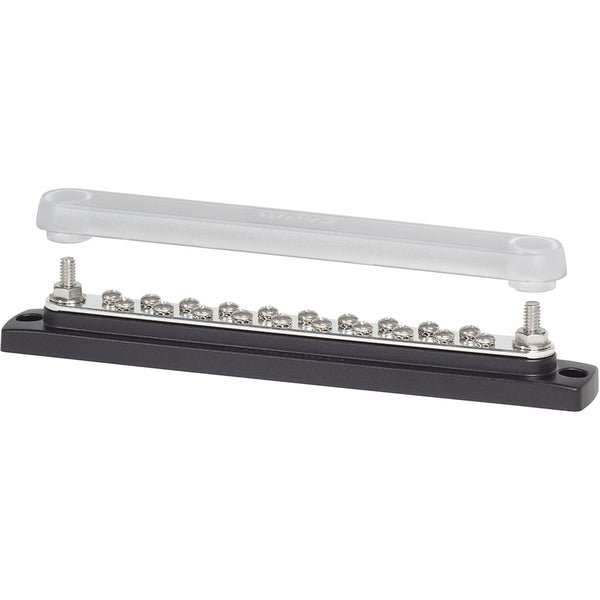 Blue Sea 2312 150 Ampere Common Busbar 20 x 8-32 Screw Terminal with Cover [2312] - Busbars Connectors & Insulators