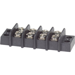 Blue Sea 2404 Terminal Black 20AMP - 4 Circuit [2404] - Busbars Connectors & Insulators