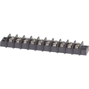 Blue Sea 2410 Terminal Block 20AMP - 10 Circuit [2410] - Busbars Connectors & Insulators