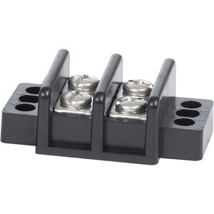 Blue Sea 2502 Terminal Block 30AMP - 2 Circuit [2502] - Busbars Connectors & Insulators