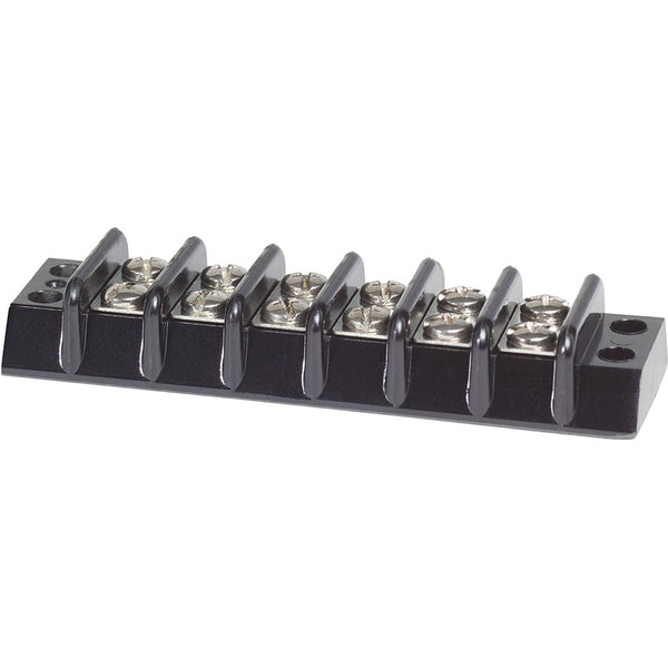 Blue Sea 2506 Terminal Block 30AMP - 6 Circuit [2506] - Busbars Connectors & Insulators