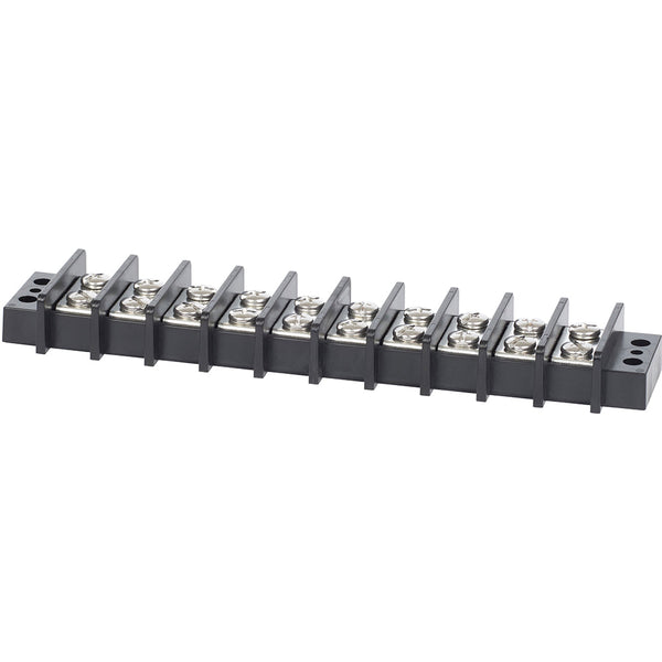 Blue Sea 2610 Terminal Block 65AMP - 10 Circuit [2610] - Busbars Connectors & Insulators