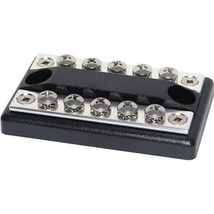 Blue Sea 2701 DualBus 100 Ampere Common BusBars 5 x 8-32 Screw Terminal [2701] - Busbars Connectors & Insulators