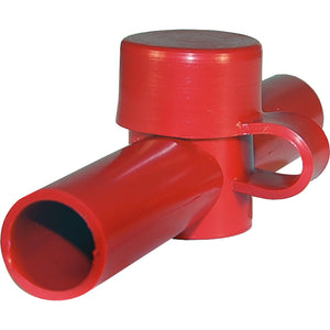 Blue Sea 4003 Cable Cap Dual Entry - Red [4003] - Busbars Connectors & Insulators