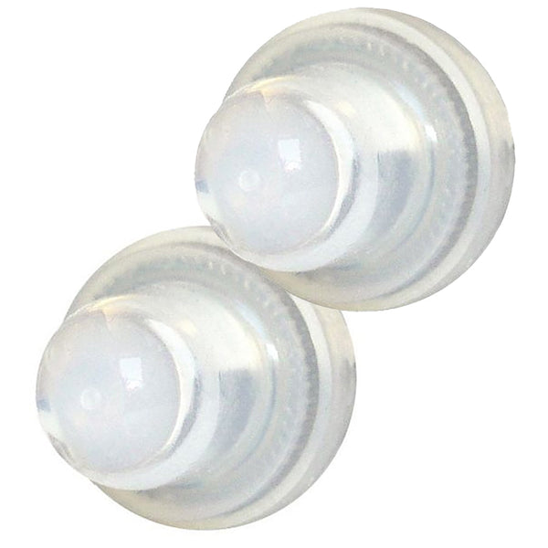 Blue Sea 4135 Push Button Reset Only Circuit Breaker Boot - Clear- 2-Pack [4135] - Switches & Accessories