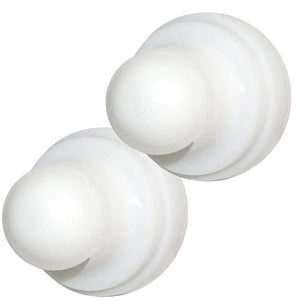 Blue Sea 4136 Push Button Reset Only Circuit Breaker Boot - White - 2-Pack [4136] - Switches & Accessories