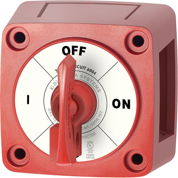 Blue Sea 6004 Single Circuit ON-OFF w/Locking Key - Red [6004] - Battery Management