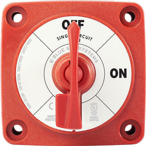 Blue Sea 6004 Single Circuit ON-OFF w/Locking Key - Red [6004] - Battery Management