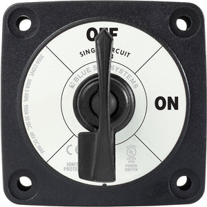 Blue Sea 6004200 Single Circuit ON-OFF w/Locking Key - Black [6004200] - Battery Management