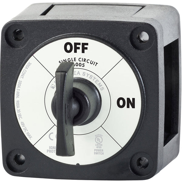 Blue Sea 6005200 Battery Switch Single Circuit ON-OFF - Black [6005200] - Battery Management