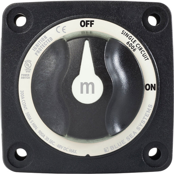 Blue Sea 6007200 Battery Switch Mini - 4 Position - Black [6007200] - Battery Management