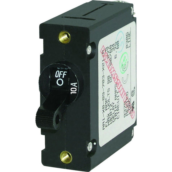 Blue Sea 7204 AC / DC Single Pole Magnetic World Circuit Breaker - 10 Amp [7204] - Circuit Breakers