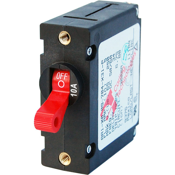 Blue Sea 7205 AC / DC Single Pole Magnetic World Circuit Breaker - 10 Amp [7205] - Circuit Breakers