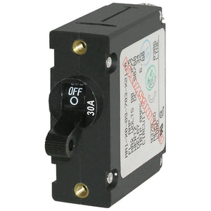 Blue Sea 7220 AC / DC Single Pole Magnetic World Circuit Breaker - 30 Amp [7220] - Circuit Breakers