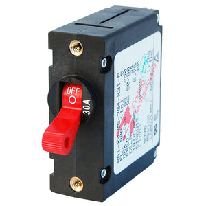 Blue Sea 7221 AC / DC Single Pole Magnetic World Circuit Breaker - 30 Amp [7221] - Circuit Breakers