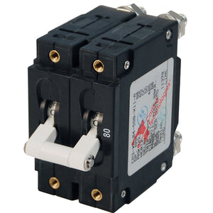 Blue Sea 7256 C-Series Double Pole Circuit Breaker - 80A [7256] - Circuit Breakers