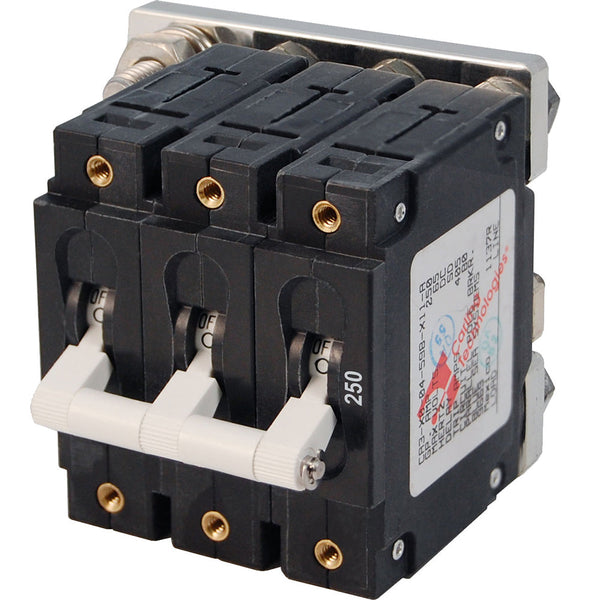 Blue Sea 7270 250A C-Series Triple Pole Toggle DC Circuit Breaker [7270] - Circuit Breakers