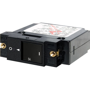 Blue Sea 7425 Single Pole Small Case 2’’ Slot Reset Rocker Circuit Breaker - 5 Amp [7425] - Circuit Breakers