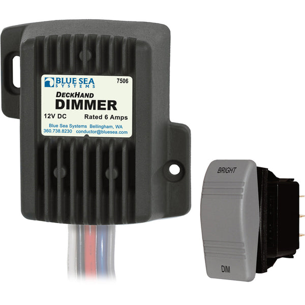 Blue Sea 7506 DeckHand Dimmer - 6 Amp/12V [7506] - Switches & Accessories