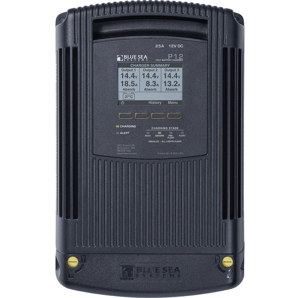 Blue Sea 7531 P12 Battery Charger - 12V DC 25A [7531] - Battery Chargers