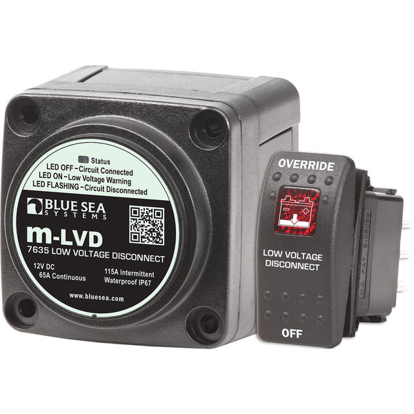 Blue Sea 7635 m-LVD Low Voltage Disconnect [7635] - Battery Management