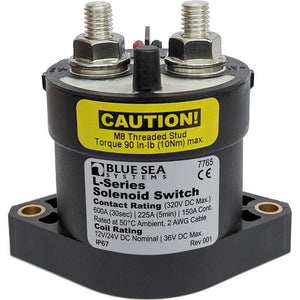 Blue Sea 7765 L-Series Solenoid Switch - 150A - 12/24V DC [7765] - Battery Management