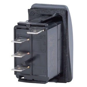 Blue Sea 7932 Contura II Switch SPDT Black - (ON)-OFF-ON [7932] - Switches & Accessories