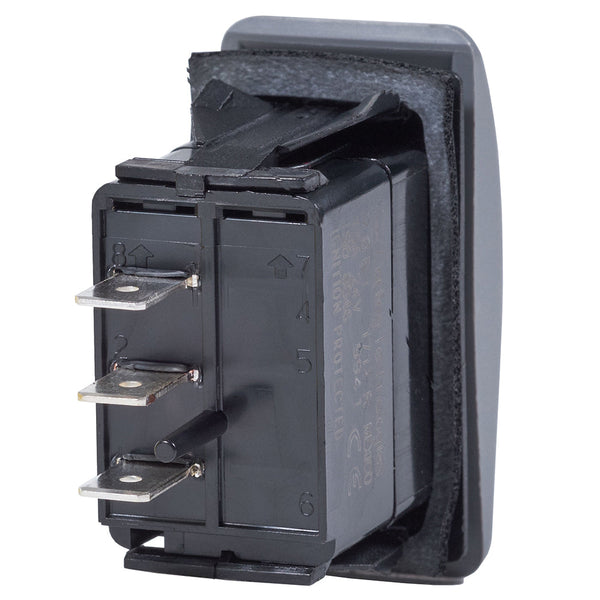 Blue Sea 7933 Contura II Switch SPDT Black - (ON)-OFF-(ON) [7933] - Switches & Accessories