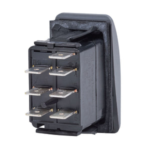 Blue Sea 7939 Contura II Switch DPDT Black - ON-ON [7939] - Switches & Accessories