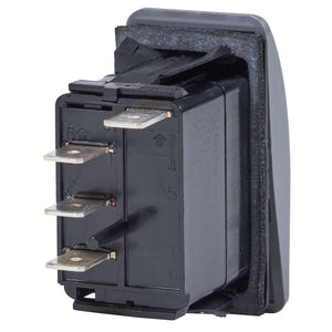 Blue Sea 7943 Contura II Switch SPDT - (ON)-OFF-ON - Black [7943] - Switches & Accessories
