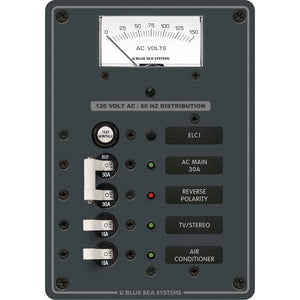 Blue Sea 8102 ELCI GFCI Panel AC 2 Position [8102] - Electrical Panels