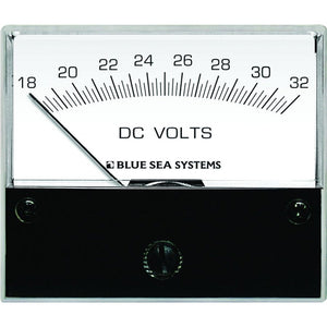 Blue Sea 8240 DC Analog Voltmeter - 2-3/4’’ Face 18-32 Volts DC [8240] - Meters & Monitoring