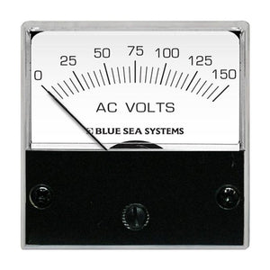 Blue Sea 8244 AC Analog Micro Voltmeter - 2’’ Face 0-150 Volts AC [8244] - Meters & Monitoring