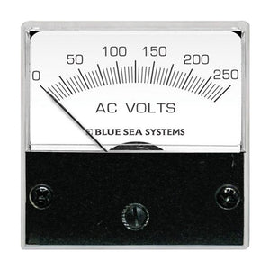 Blue Sea 8245 AC Analog Micro Voltmeter - 2’’ Face 0-250 Volts AC [8245] - Meters & Monitoring