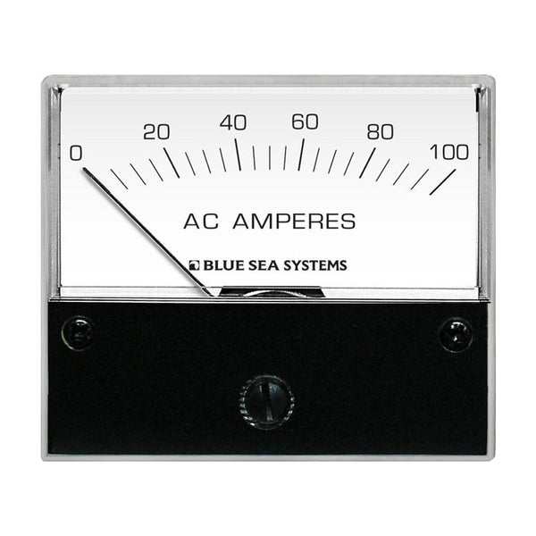 Blue Sea 8258 AC Analog Ammeter - 2-3/4’’ Face 0-100 Amperes AC [8258] - Meters & Monitoring