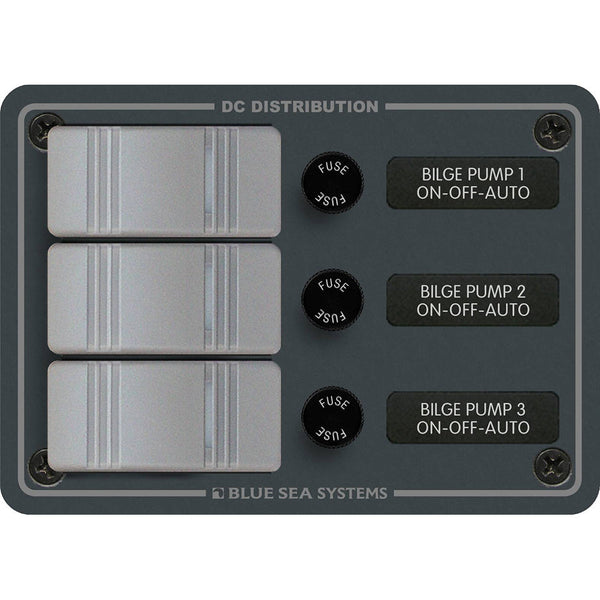 Blue Sea 8665 Contura 3 Bilge Pump Control Panel [8665] - Switches & Accessories