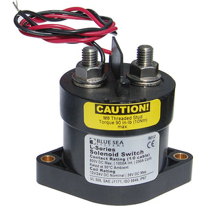 Blue Sea 9012 L Solenoid Switch - 12-24VDC - 250A [9012] - Battery Management