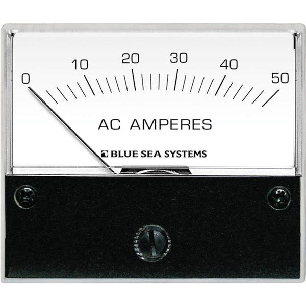 Blue Sea 9630 AC Analog Ammeter 0-50 Amperes AC [9630] - Meters & Monitoring