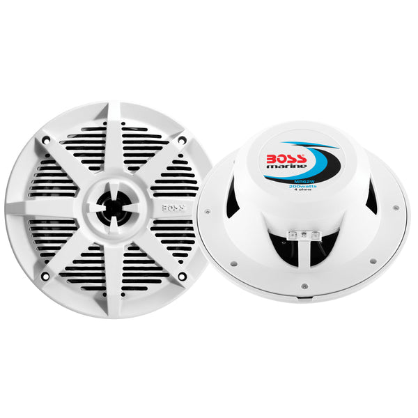 Boss Audio 6.5’’ MR62W Speaker - White - 200W [MR62W] - Speakers